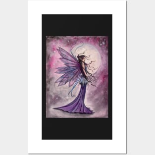 Starlit Amethyst Celestial Fairy Fantasy Art by Molly Harrison Posters and Art